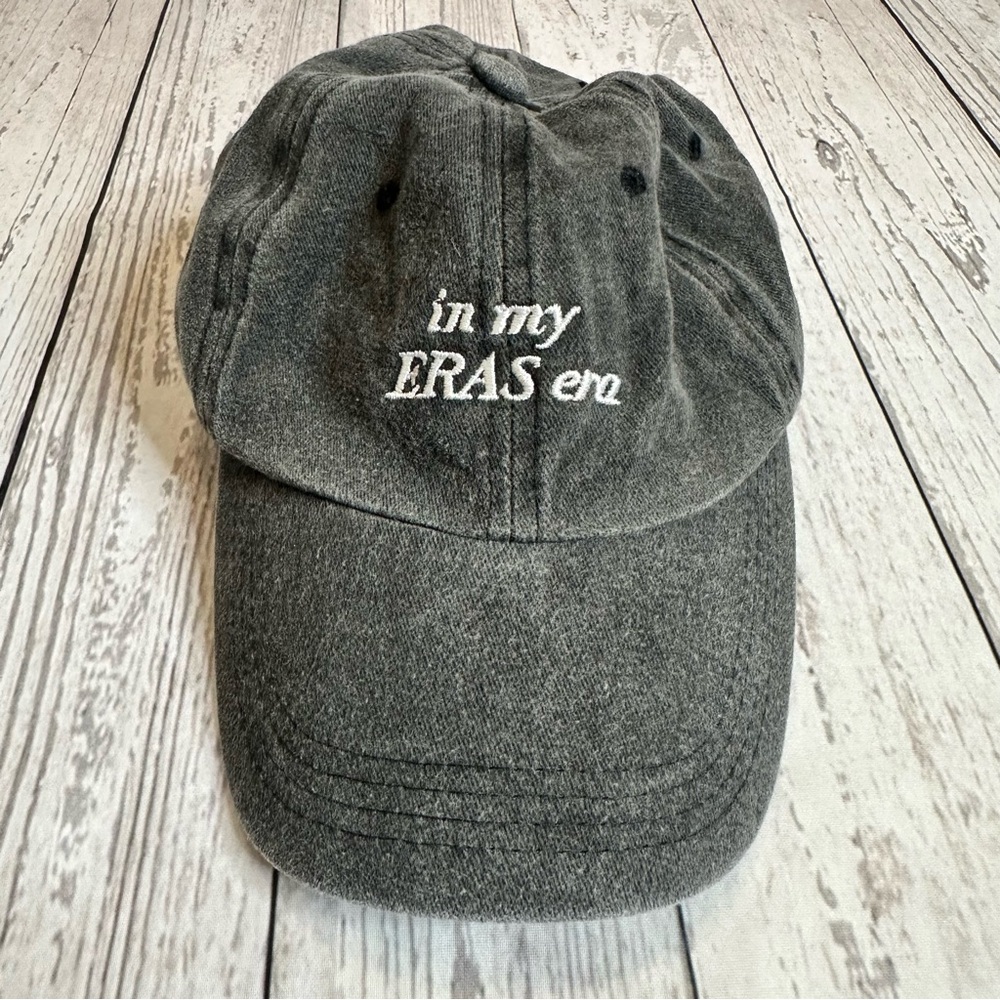 Gray Taylor Swift-Inspired Dad Hat - Embroidered in my ERAS era